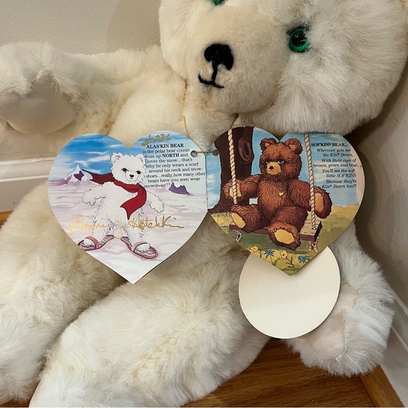 Hotchkin KIN Alas'Kin Bear #236 SIGNED new with tags 1986 Vintage - Picture 8 of 9